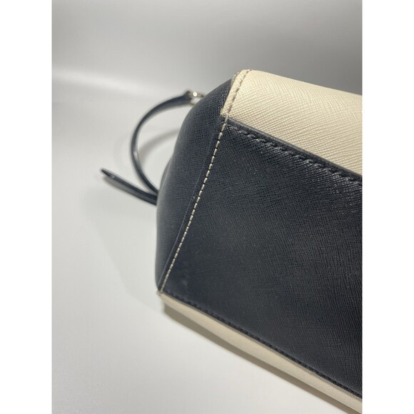 Kate Spade Cove Street Colorblock Pippa Crossbody Beige Black Detachable Strap - Picture 7 of 11
